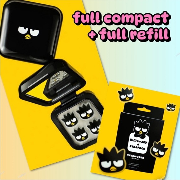 🦄LTD ⭐️Starface x BADTZ-MARU/HELLO KITTY~Pimple Patch Compact + 1 Refill - Picture 1 of 9